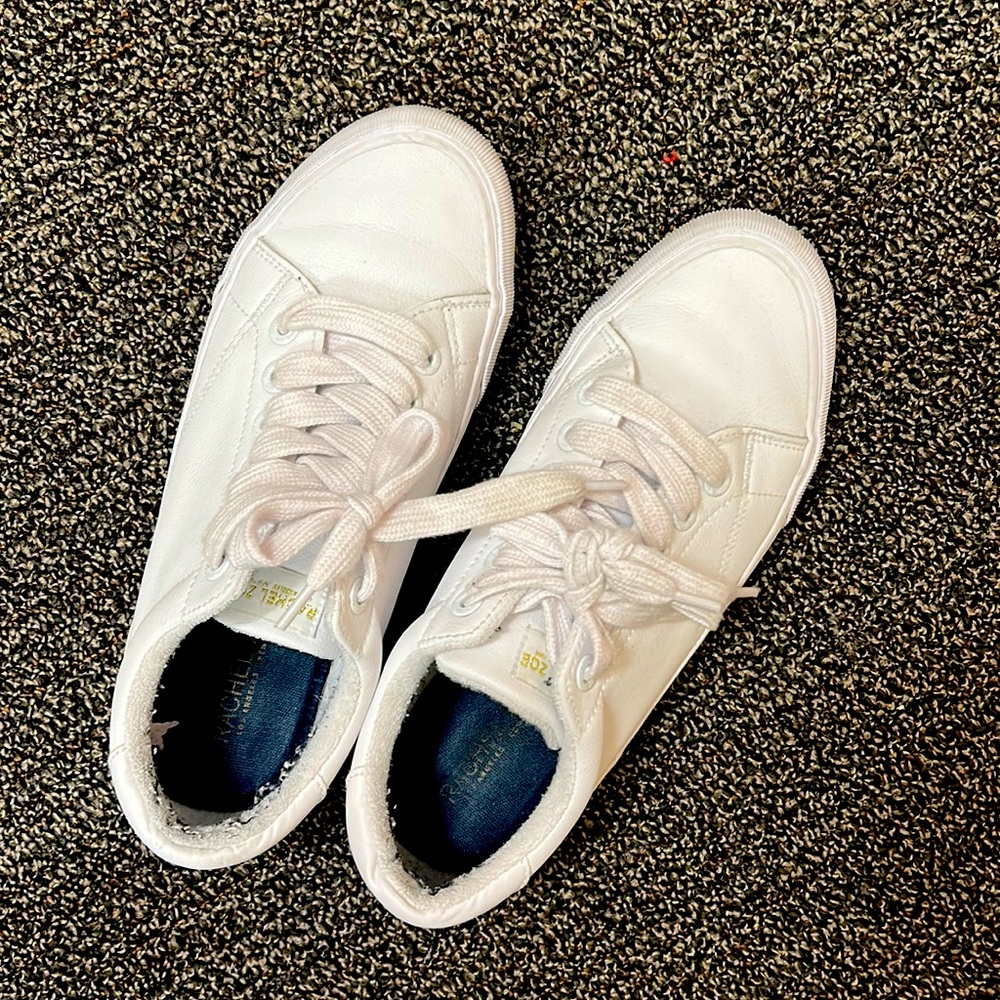 White platform sneakers, Rachel Zoe Los Angeles, New York